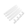 Zerodis Embroidery Hoop Frame for DIY Embroidery Rectangle Plastic Clip