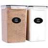Extra Large Flour and Sugar Storage Containers 6.5L/220 Fl. oz;