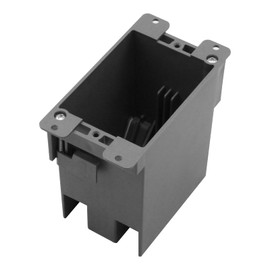 AIRTAK Old Work 1-Gang Outlet Box, Plastic Junction Box for Switches,20Cu Inch, Fire Rated for 2 Hours and ETL Tested, for Home Improvement (1 Pack).