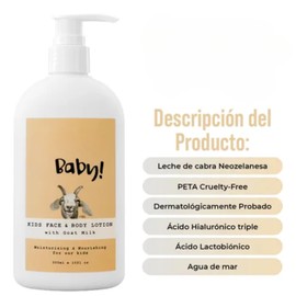 Crema Corporal Leche De Cabra | Para Piel Sensible | Libre De Siliconas, Parabenos, Colorantes Artificiales | Korea K-beauty | 300ml