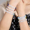 Sunrica 300Pcs Alphabet Beads for Friendship Bracelets Making 4X7mm Individual