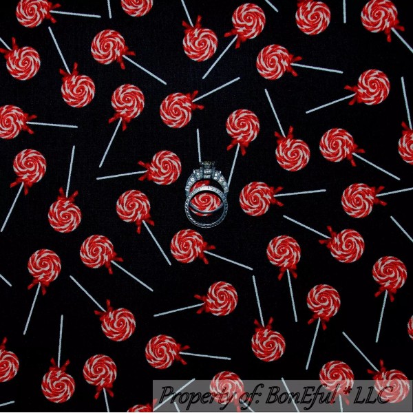 RJR Fabrics BonEful Fabric FQ Cotton Quilt Red White Candy