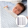 SUPVOX 4Pcs Comfortable Lovely Receiving Blanket for Newborns Soft Flannel