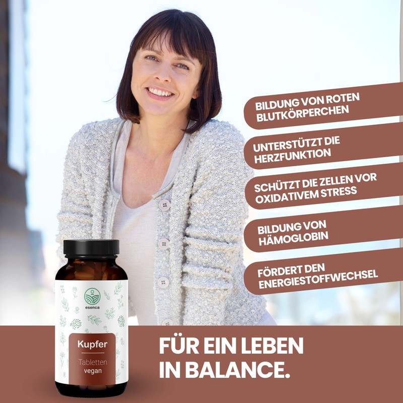 Copper Tablets - 365 Vegan Tablets - 3 mg Copper