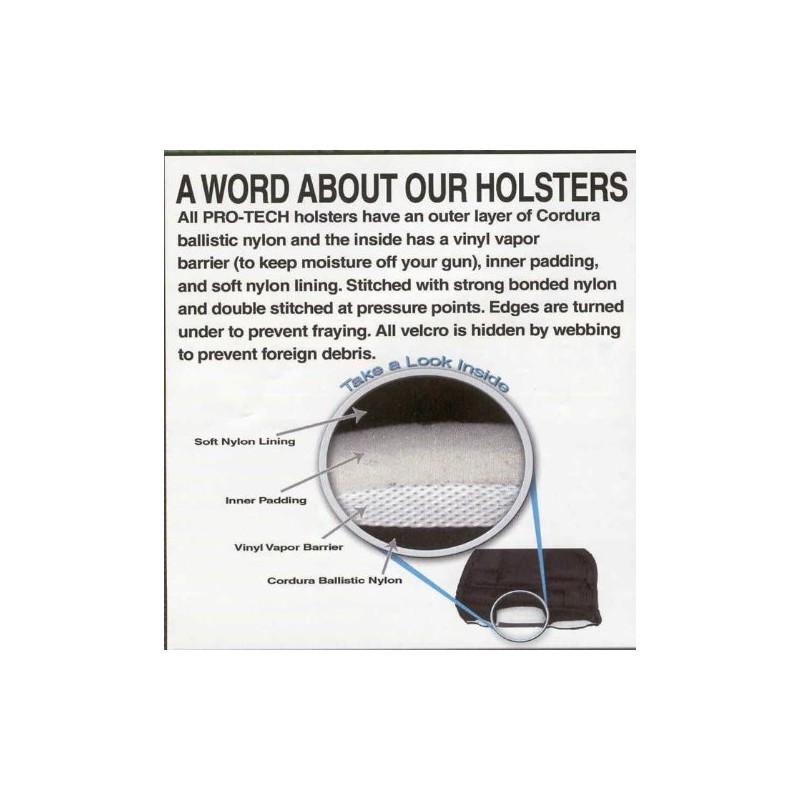 Protech Nylon Intimidator Belt and Clip on Holster