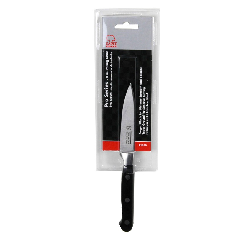 Chef Craft Pro Series Paring Knife, 4 inch blade 8