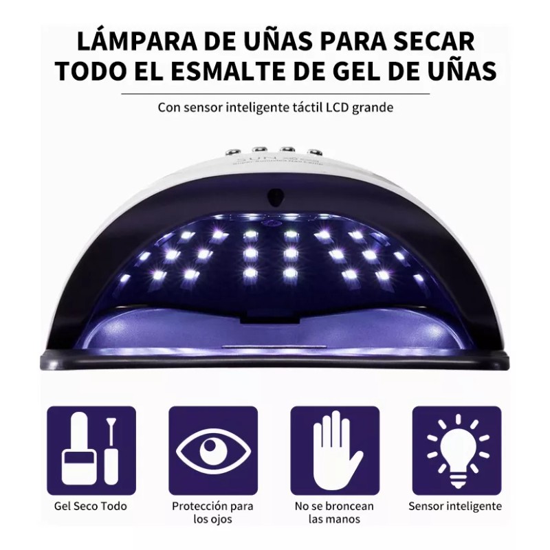 Limegirl 280w Lampara Uv Led Para Unas Temporizador Secadora 66