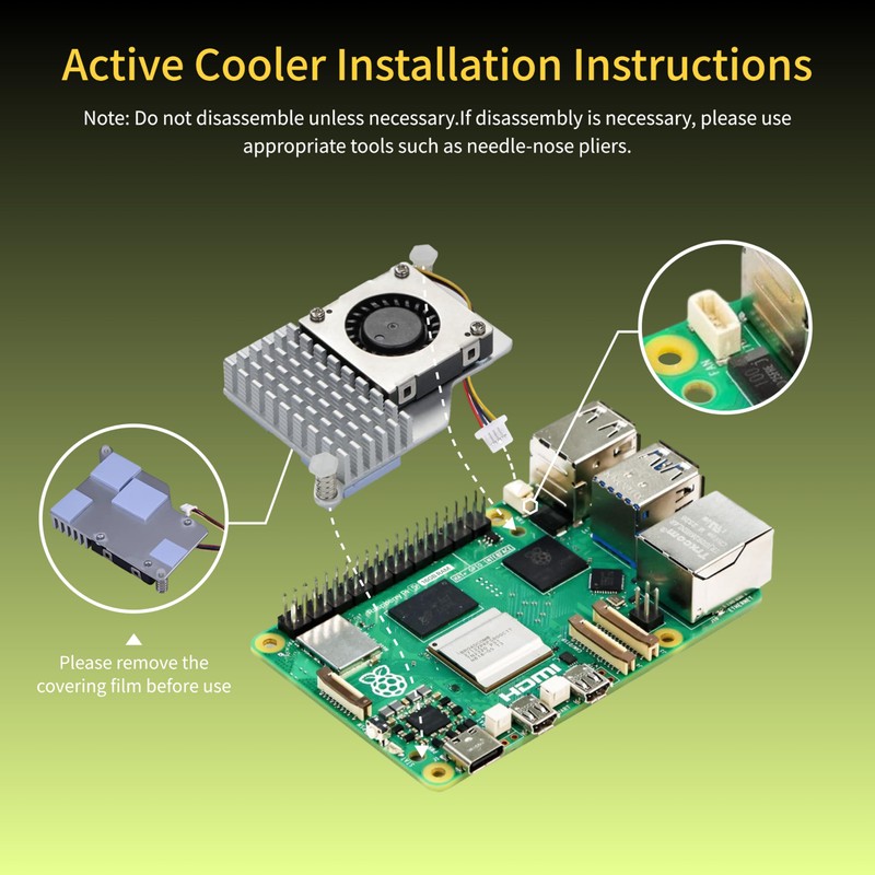 iRasptek Basic kit for Raspberry Pi 5 RAM 16GB with