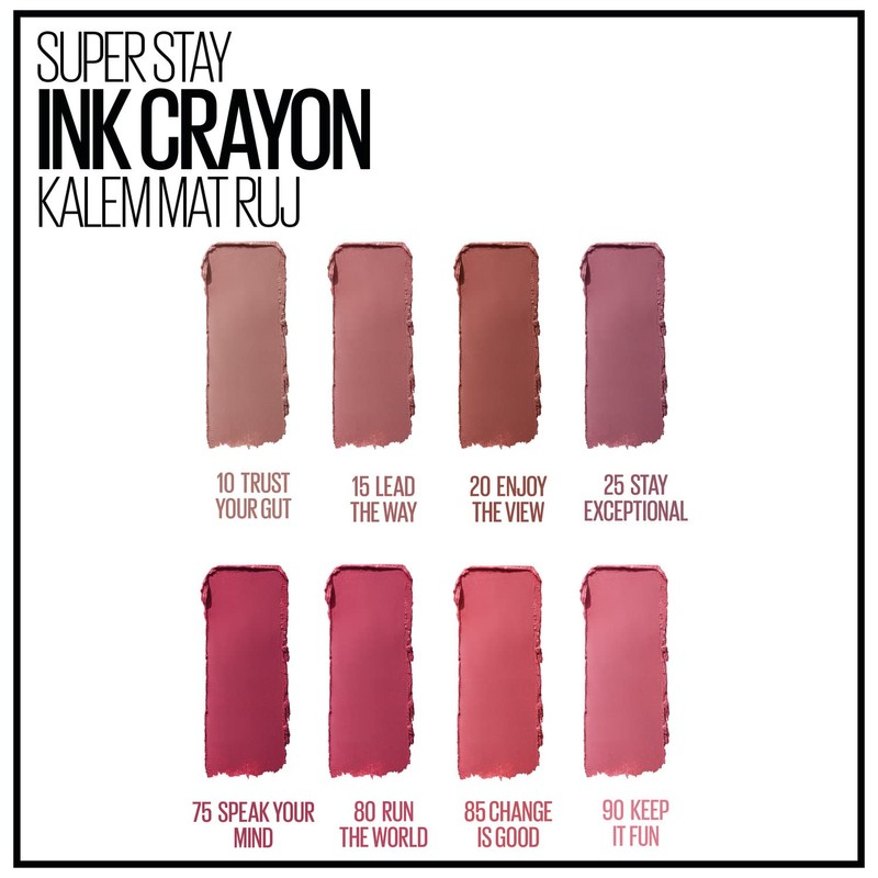 Maybelline New York Super Stay Ink Crayon Matte and Long