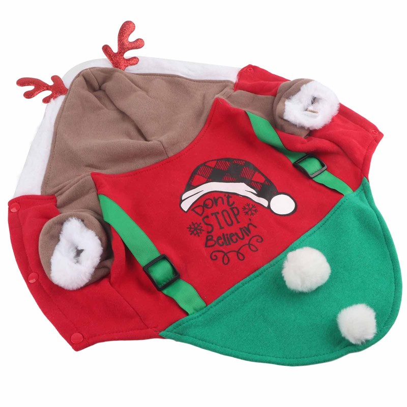 Pet Christmas Costume Autumn and Winter Seasons Cute Deer Costumes