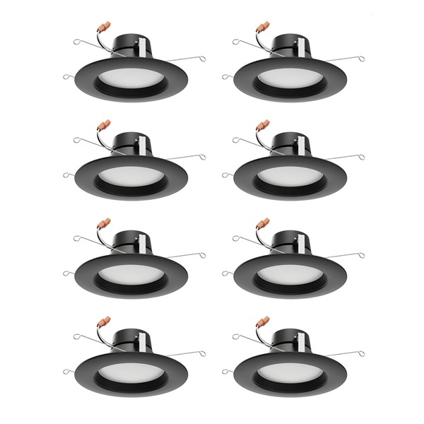 Satco S11835/08 ColorQuick LED Downlight Retrofit, CCT Color-Selectable 2700K/3000K/3500K/4000K/5000K, 5-6