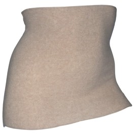 Olanmarp Premium Light Angora Body and Kidney Warmer Made of Natural Materials - Protection Against Cold and Draughts - Made in Germany - Skin Colour, skin