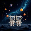2Pcs Cute Phone Stand Holder, Cell Phone Astronaut Hidden Kickstand,