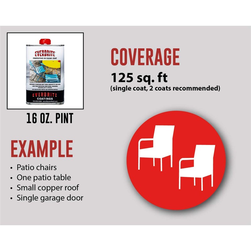 Everbrite 16 Oz. Clear, Protective Coating for Metal