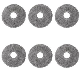 RegBogen Mop Cloth Pads Replacement for Dreame L10s Ultra/L10 Ultra Robot Vacuum Cleaner Parts,Wet Mopping Pads Compatible with Dreametech Reusable and Washable Accessories, 6 Pack