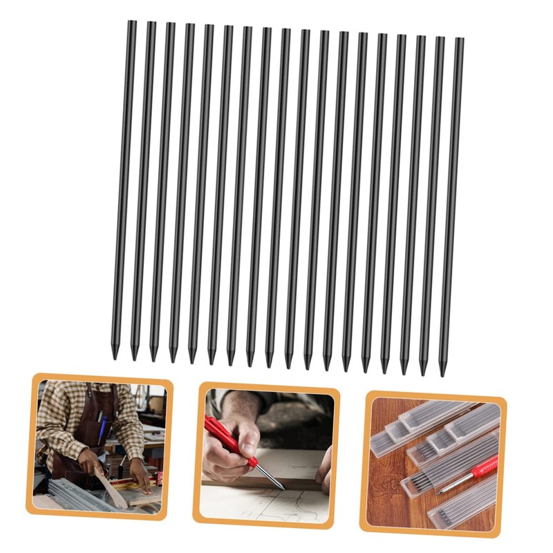 Operitacx Essential 18Pcs Mechanical Pencil Marker Refills Deep Hole Carpenter