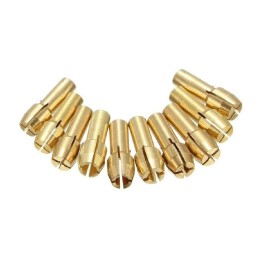 Unbranded 10Pcs Brass mETAL Quick Change Nut Kit Tools Part Power Rotary For Dremel D