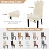 SearchI Waterproof Dining Room Chair Covers Set of 6, Stretch