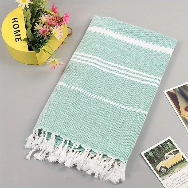 Turkish Beach Towel for Adults – Oversized Quick-Dry Cotton Towel