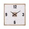Deco 79 Farmhouse Wood Square Wall Clock, 24" x 2"
