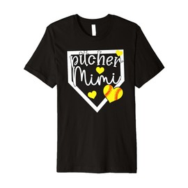Softball Pitcher Mimi Grandma Mimi of A Softball Pitcher Premium T-Shirt