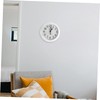 ORFOFE 9-inch Plastic Wall Clock Silent Wall Hanging Decor Clock