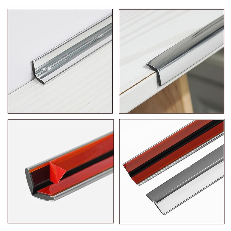 Flexible Inside & Outside Corner Trim Molding 33ft x 0.8in