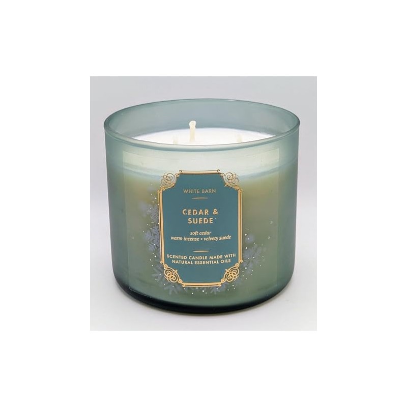 Generic White Barn CEDAR & SUEDE 3-Wick Candle 14.5 Ounce