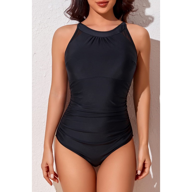 Smismivo Tummy Control Swimsuits for Women Slimming One Piece Bathing