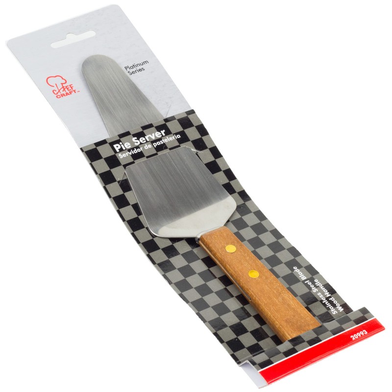 Chef Craft Select Stainless Steel Pie Server, 9.25 inches in