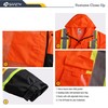 JKSafety Hi-Vis Reflective Safety Rain Jacket and Pants for Men