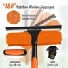 26FT High Window Cleaning Kit with Pole, 2 in 1