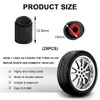 JUSTTOP 25 PCS Tire Valve Stem Caps, Anti-Leak Wheel Rim