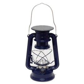 Maruwa Trade Solar LED Premium Lantern Navy Size: Approx. W 6.0 inches (15.3 cm) D 4.5 inches (11.5 cm) H 9.4 inches (23.8 cm) 4008800-04