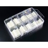 RM Beautynails 100 Tunnel Tips in a Tipbox Natural/Milky Nail