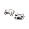 sourcing map Micro USB Female Connector, 5-Pin DIP 180 Degree,