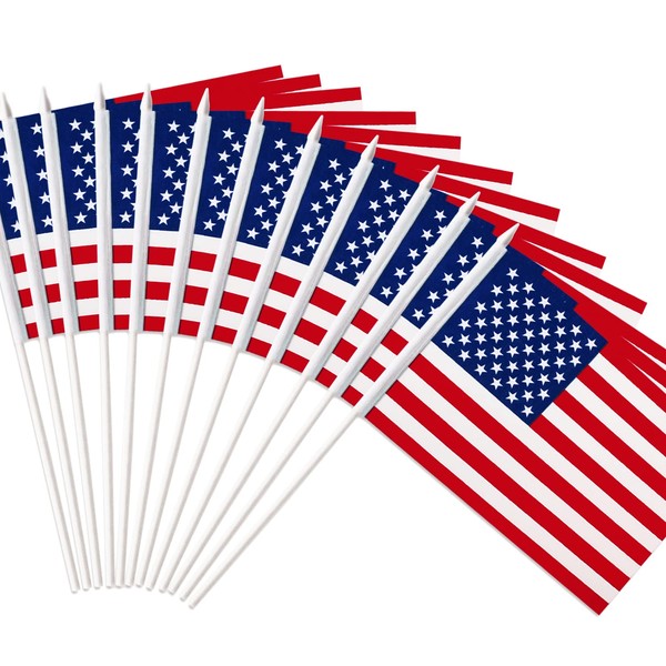 USA Stick Flag, ANLEY American US 5x8 inch (12 X