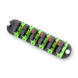 Corning - CCH-CP12-D9 - 6 Port Panel Sc/apc Duplex Loaded Sm For Cch Enclosure With Ceramic Inserts