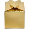 100-Pack Gold Foil Party Favour Gift Boxes, 6 x 6