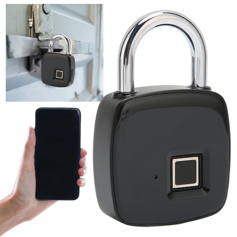 P30+ Fingerprint Padlock Life Waterproof Finger Print Recognition Smart Keyless