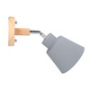 Wall Sconces Modern Minimalist Style Wood Art Decorative Grey Wall