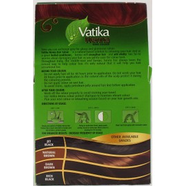 Vatika naturals Henna Hair Color - Burgundy [Pack of 3]