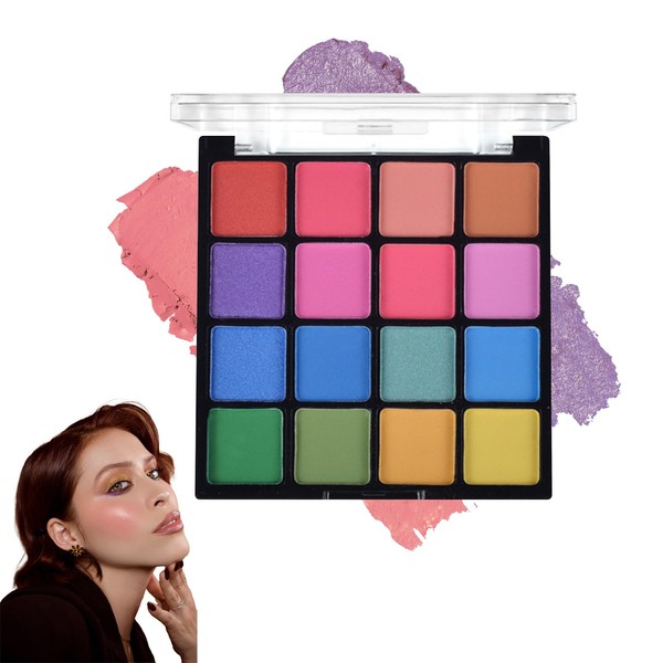 16 Colors Eyeshadow Palette Matte Nude Eye Makeup Palette Ultra-Blendable
