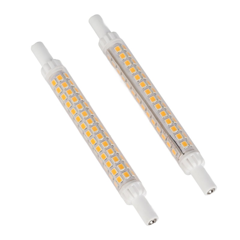 2Pcs R7S 98LED Bulb Double Ended 118mm Dimmable Flood Light
