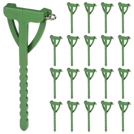 Mabor 20Pcs Boutonniere Pins for Men, Green Triangle Corsage Safety Clips Kit, Corsage Base Supplies, Buttonhole Flowers Pins Holder for Wedding Party Bride Groom Bridegroom DIY Brooch Making Base