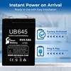 2 Pack UB645 6V 4.5AH Battery for LA640, FP640, CP640,