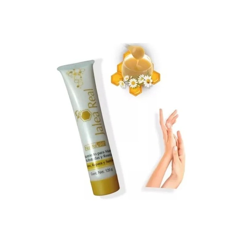 Crema Manos Maltratadas Jalea Real Natural Skin Arabela