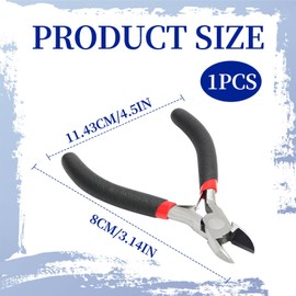 Wire Cutters for Crafting,1 PCS Wire Jewellery Cutters,Precision Wire Cutter,Small Side Cutters,Flush Cutters Guitar String Cutterd Florist Wire Cutters Tools for Floral Guitar Strings Cut Needs