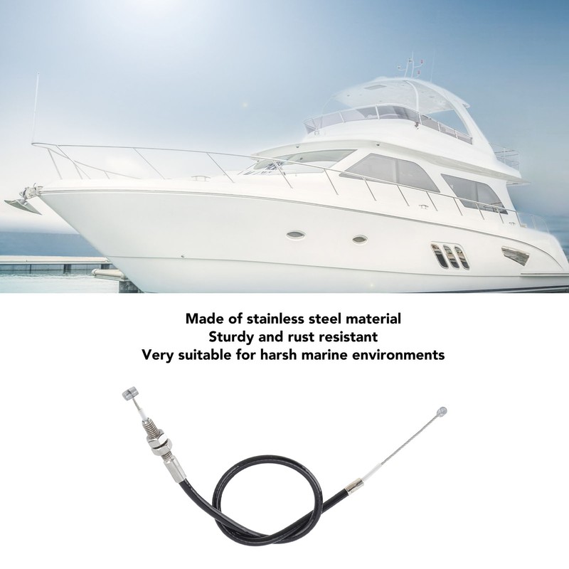 2Pcs 6L2 26301 Throttle Cable Outboard Engine Remote Control Throttle