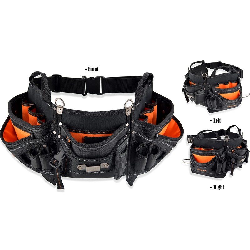WELKINLAND 18-pocket Carpenter's Tool Belt - Construction & HVAC Tool